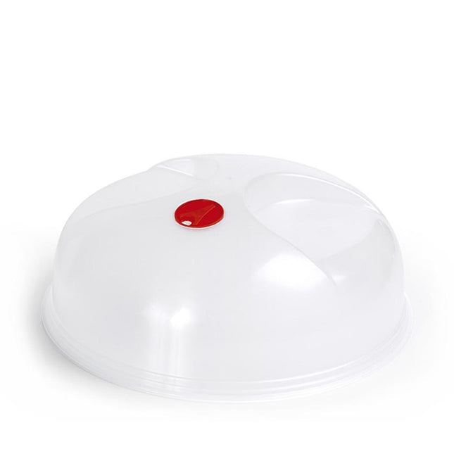 PlasticForte 29cm Microwave Plate Cover – Clear Food Splash Guard