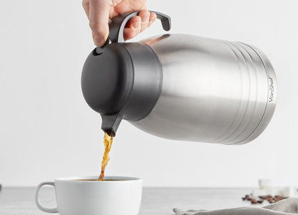 VonShef 2L Stainless Steel Vacuum Jug – Double Wall Insulated Flask