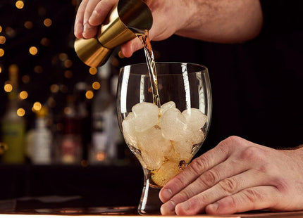 VonShef Parisian Green & Gold Cocktail Shaker Set – 6 Piece Bartender Kit