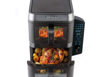 Salter VertiCook View Air Fryer – 9L Dual Drawer Vertical Design – Black