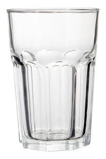 Euri Set of 4 Clear Glass Tumblers 500ml – Fluted Design Drinking Glasses