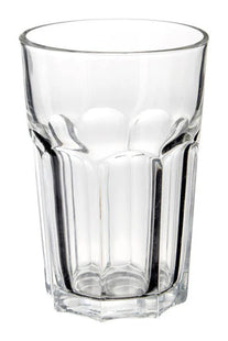 Euri Set of 4 Clear Glass Tumblers 500ml – Fluted Design Drinking Glasses