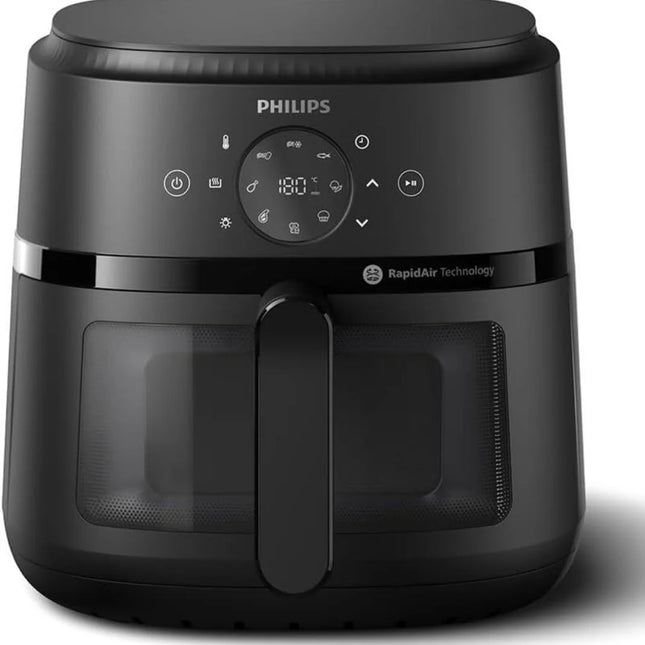 Philips 2000 Series NA230 Air Fryer – 6.2L, 1700W, Digital Touchscreen, Black