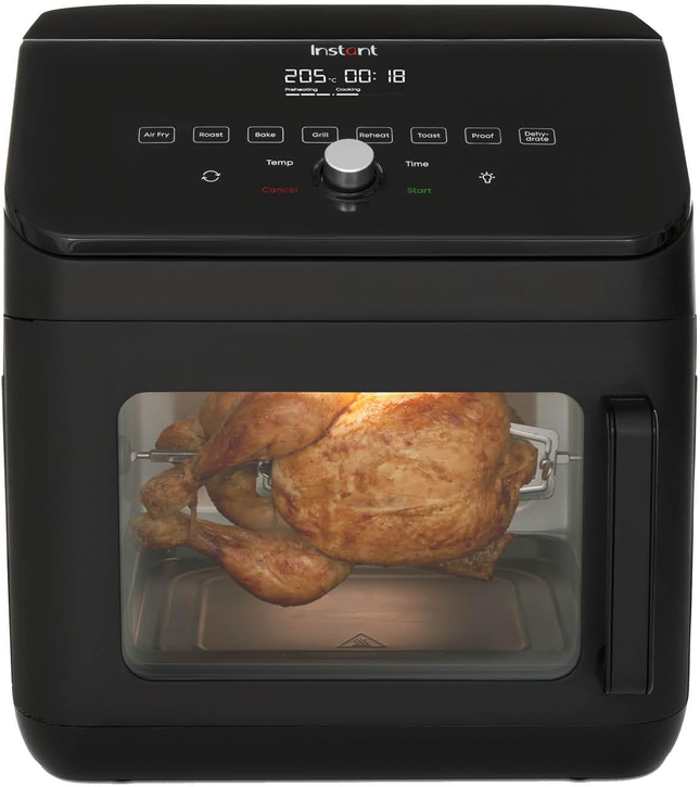 Instant Vortex Plus 13L 9-in-1 Air Fryer Oven Black - 1700W Power - Used