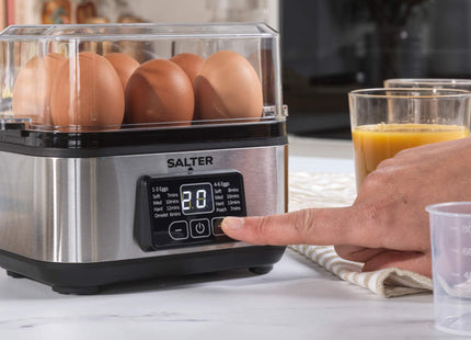 Salter 3 in 1 Digital Egg Cooker – LED Display, Boil, Poach & Omelette Maker