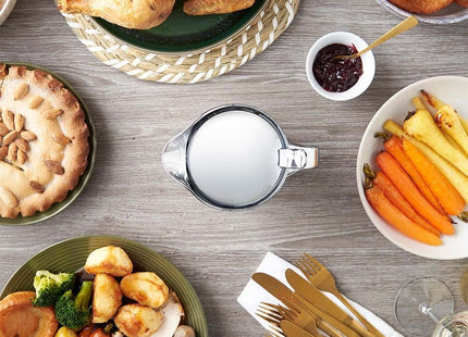 VonShef Insulated Gravy Jug with Lid – 1L Stainless Steel Thermal Sauce Server