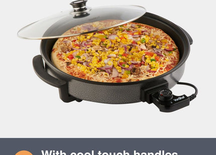 VonShef Electric Round Multi Cooker – 42cm Non-Stick Skillet – 1500W