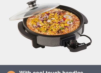 VonShef 30cm Electric Round Multi Cooker – Cool-Touch Handles – 1500W