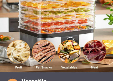 VonShef 5 Tier Food Dehydrator – Adjustable Control for Fruits, Meats, Herbs