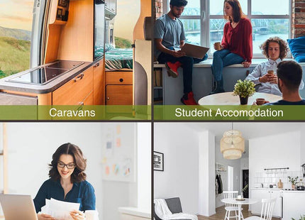 VonShef Mini Oven & Grill 25L – 1400W Tabletop Electric Cooker with Timer