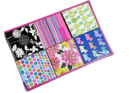 Tallon Memo Pads – 6 Assorted Designs, 180 Sheets