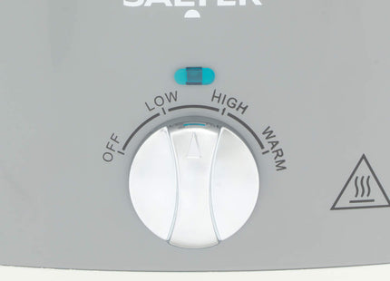 Salter Retro 6.5L Slow Cooker – Family Size, 3 Heat Settings, Grey, 320W