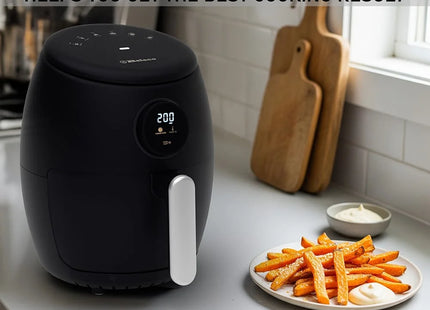 Belaco 2L Digital Air Fryer – Rapid Air Cooking with Timer & Adjustable Temperature