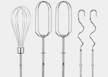 VonShef 300W Electric Hand Mixer, with Turbo Boost, Eject Button – Cream