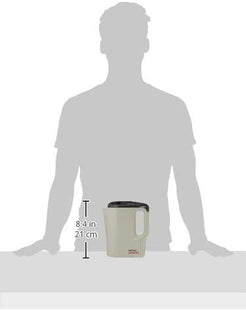 KitchenPerfected 1000W 0.9L Corded Lightweight Travel Kettle with 2 Cups