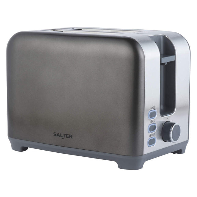 Salter Cosmos 2-Slice Toaster, 7 Levels – 930W, Grey - Used