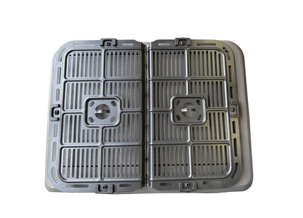 Sur La Table Digital Dual Basket Air Fryer 10.5L – Grey (Used, Fully Tested)