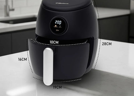 Belaco 2L Digital Air Fryer – Rapid Air Cooking with Timer & Adjustable Temperature