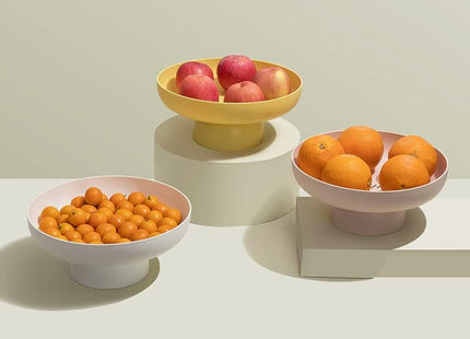 onefitow Fruit Bowl Basket – Stylish Storage Basket for Kitchen - Pink