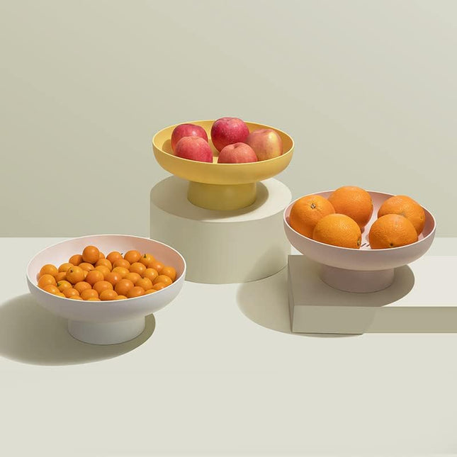 onefitow Fruit Bowl Basket – Stylish Storage Basket for Kitchen - Pink