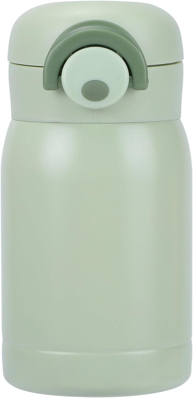 Risipu  Mini Thermos Flask with Straw for Hot and Cold Drinks – 150ml (C-Green)