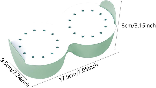 Microwave Silicone Egg Poacher Cups with Lid – 2-Cavity BPA-Free Egg Cooker (Green)