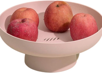 onefitow Fruit Bowl Basket – Stylish Storage Basket for Kitchen - Pink