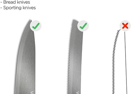 VonShef Electric Knife Sharpener – Scissor Sharpener with Screwdriver Groove