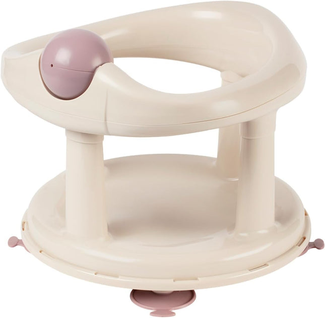 Bebeconfort 360° Swivel Bath Seat – Beige (6–12 Months) Child Bath Support Seat