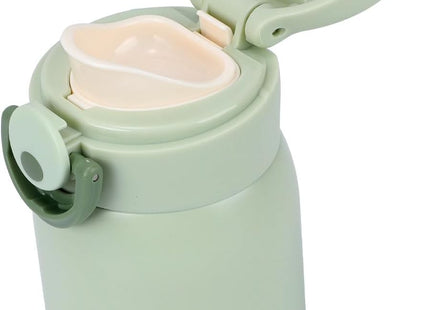 Risipu  Mini Thermos Flask with Straw for Hot and Cold Drinks – 150ml (C-Green)