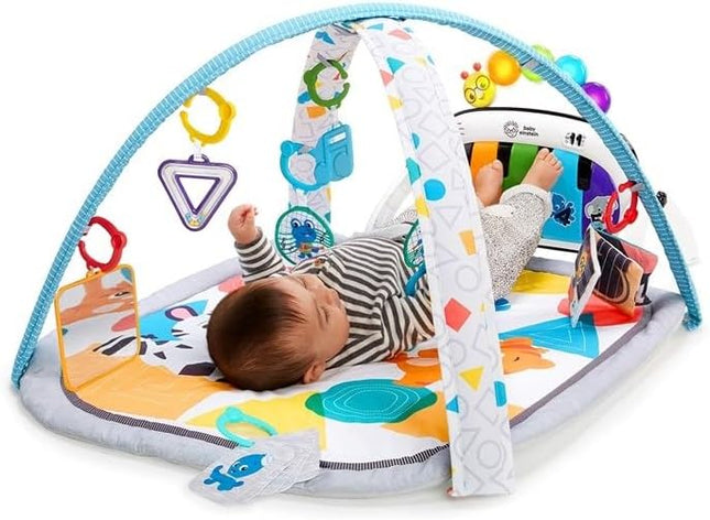 Baby Einstein 4-in-1 Kickin’ Tunes Play Gym – Activity Mat with Piano & Sensory Toys
