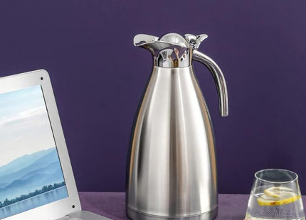 Luvan 2L Thermal Carafe – 18/10 Stainless Steel, Silver - Used