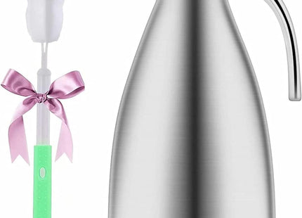 Luvan 2L Thermal Carafe – 18/10 Stainless Steel, Silver - Used