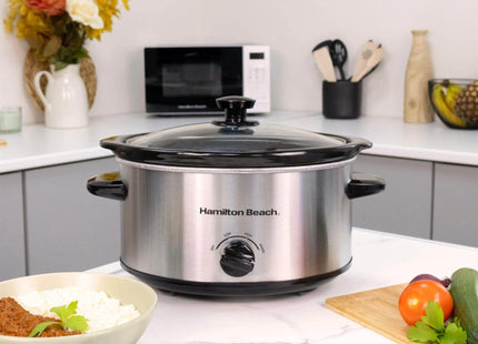 Hamilton Beach The Comfort Cook 3.5L Slow Cooker – Silver