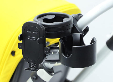 Cubble 3-in-1 Universal Cup & Phone Holder – For Prams, Bicycles & Wheelchairs