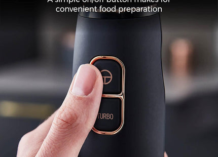 Tower Cavaletto 600W Stick Blender with Turbo Function – Black & Rose Gold