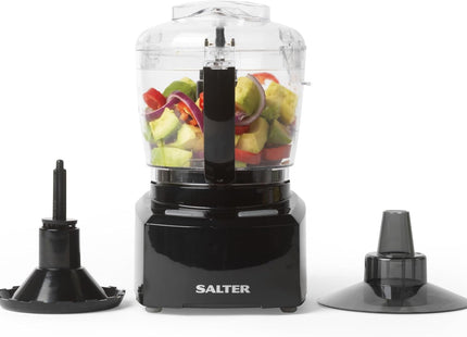 Salter EK3171 Compact Prep Pro Mini Food Processor – 1L, 200W, Black