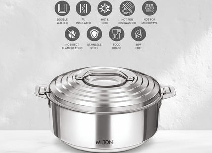 MILTON Galaxia 1000 Insulated Stainless Steel Casserole – 1.25L