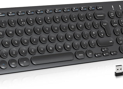 PINKCAT Wireless Ergonomic Keyboard with Number Pad