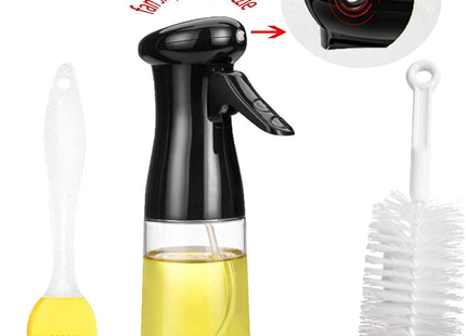 YAAVAAW 210ml Oil Sprayer Dispenser with Brush