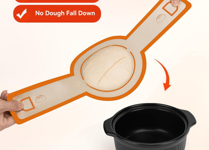 ECOOPTS 2× Silicone Bread Sling for Dutch Oven – Non-Stick