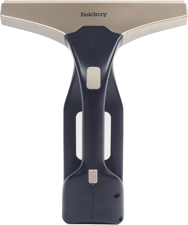Beldray Cordless Window Cleaning Vacuum – Rechargeable Glass Cleaner Navy