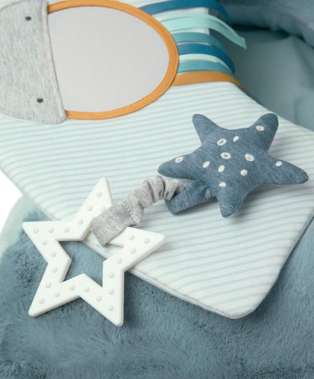 Mamas & Papas Welcome to The World Sit & Play Blue – Baby Support Seat - Used
