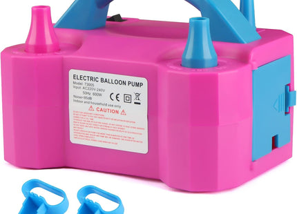 Electric Balloon Pump – Dual Nozzle 600W Balloon Inflator