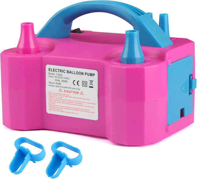 Electric Balloon Pump – Dual Nozzle 600W Balloon Inflator