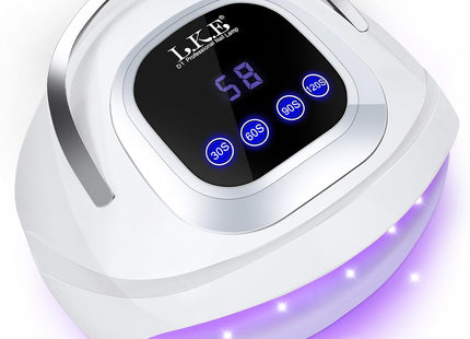 LKE UV Gel Nail Lamp 268W – 60 LED Professional Nail Dryer - Used