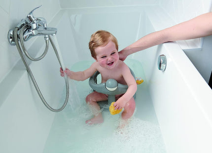Bebeconfort 360° Swivel Bath Seat – Grey (6–12 Months) Child Bath Support Seat