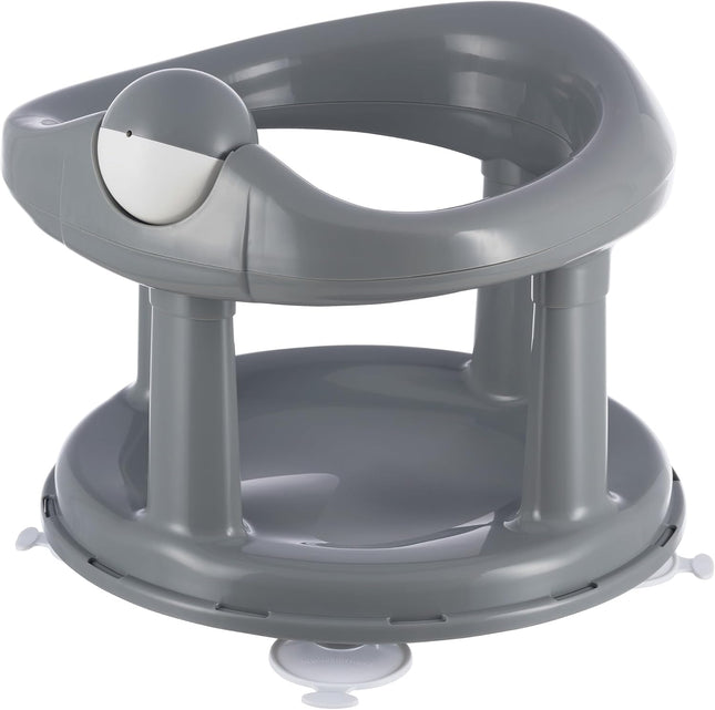 Bebeconfort 360° Swivel Bath Seat – Grey (6–12 Months) Child Bath Support Seat