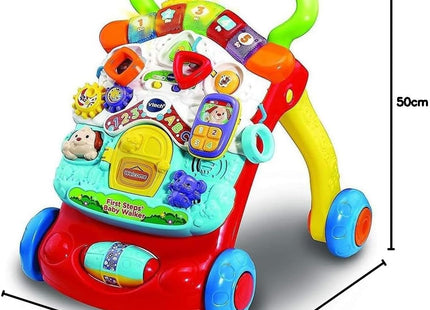 VTech First Steps Baby Walker – 2-in-1 Push Along Activity Walker