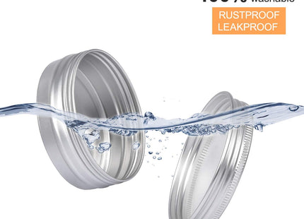 Sopito 24-Pack Aluminum Tin Containers with Screw Lids – 60ml (2oz)